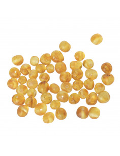 Loose Honey Baroque Polished Amber Beads