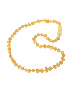 Honey Baroque Raw Baltic Amber Teething Necklace for Baby