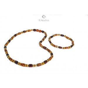Set made from Baltic Amber Cylinder...