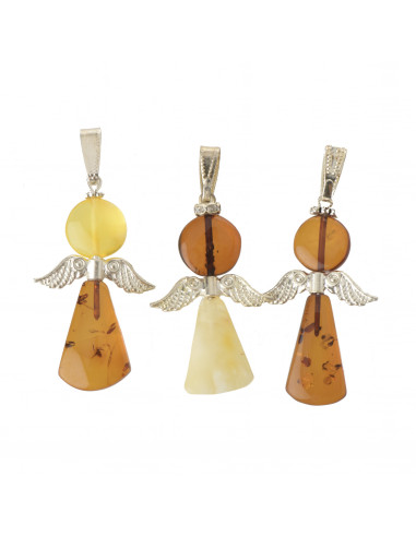 Baltic Amber Pendant Angel