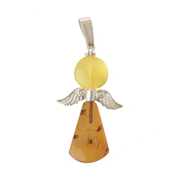 Baltic Amber Pendant Angel