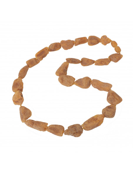 Honey Raw Amber Necklace for Adult