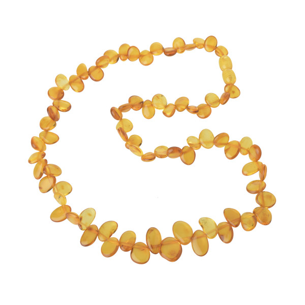 Lemon Polished Amber Necklace for Adult