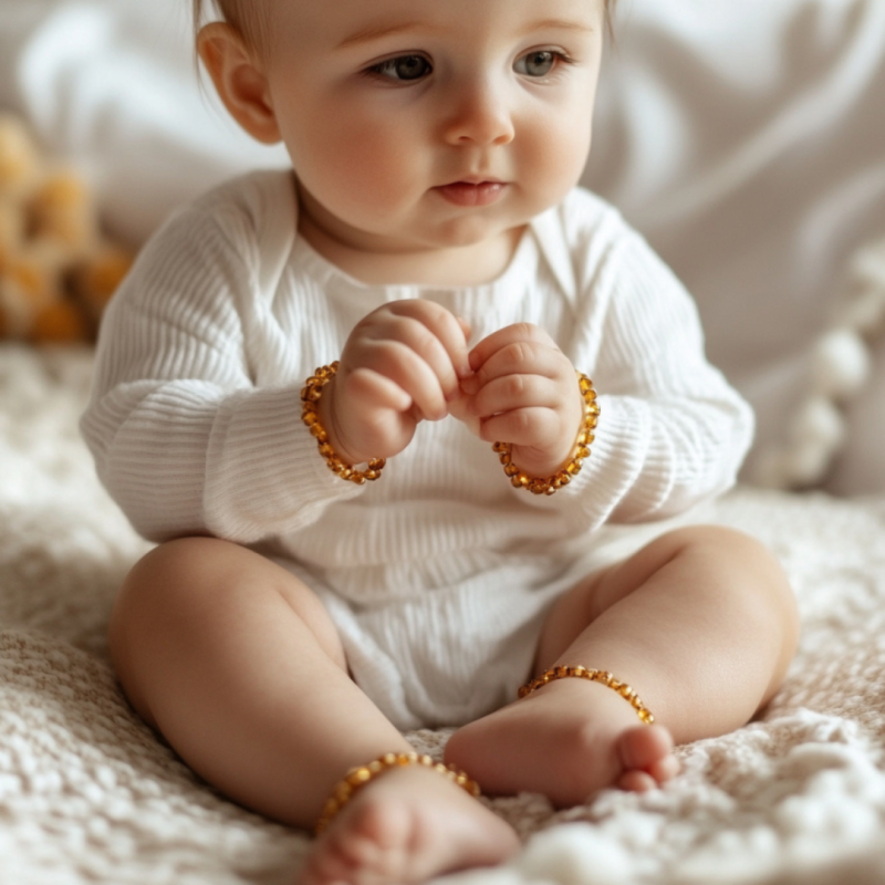 Honey Amber Teething Bracelet