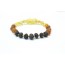 Raw Rainbow Baroque Amber Beads Bracelet-Anklet for Baby