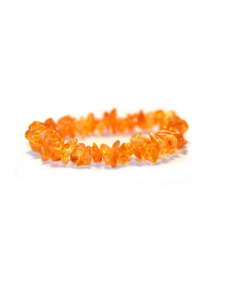 Honey Chip Style Polished Baltic Amber Teething Bracelet
