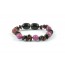 Cherry Half Baroque Amber & Rose Agate Beads  Bracelet-Anklet for Child