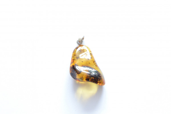 Green Amber Pendant P167