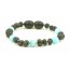 Cherry Baroque Raw Amber & Cat Eye Beads Bracelet-Anklet for Child