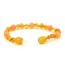 Honey Baroque Polished Amber & Cat Eye Bracelet-Anklet for Child
