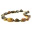 Green Polished Amber Adult Necklace
