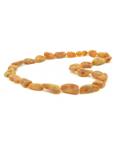 Honey Raw Amber Necklace for Adult