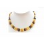 Multi Color Polished Amber Necklace for Adult