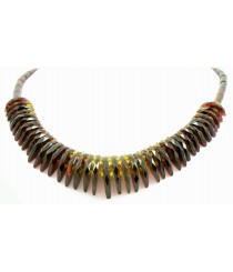 Cherry Faceted Amber Necklace for Adult