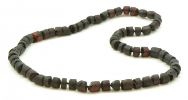 Cherry Raw Amber Necklace for Mens