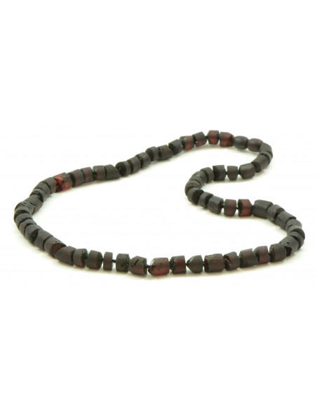 Cherry Raw Amber Necklace for Mens