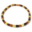 Multi Polished Amber Necklace for Mens