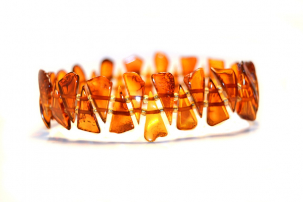 Cognac Polished Amber Exclusive Bracelet