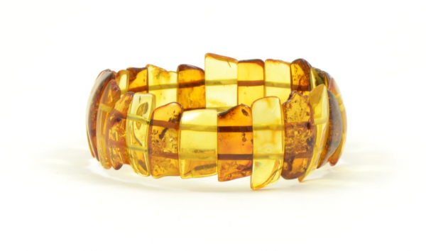Lemon Polished Amber Bracelet for Adult