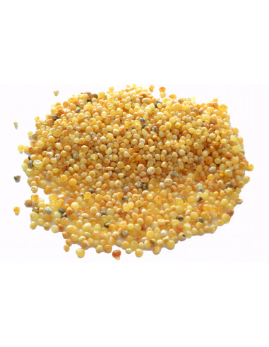 Loose Milky Baroque Polished Amber Beads