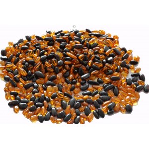 Loose Cherry Olive Polished Amber Beads