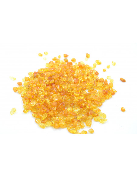 Loose Lemon Chip Polished Amber Beads