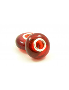 Red Pandora Amber Beads