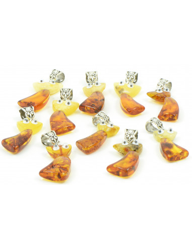 Baltic Amber Cat Pendant