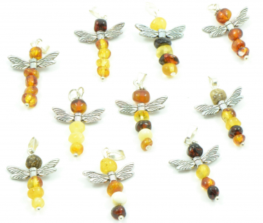 Baltic Amber Pendant Dragonfly Pendant