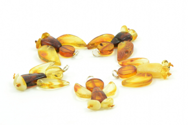 Angel Shape Baltic Amber Pendant