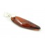 P172 Oblong-Oval Amber Pendant with Sterling Silver 925