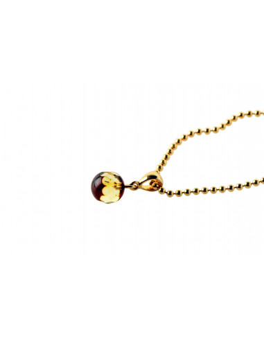 Theree of Life Green Amber Pendant