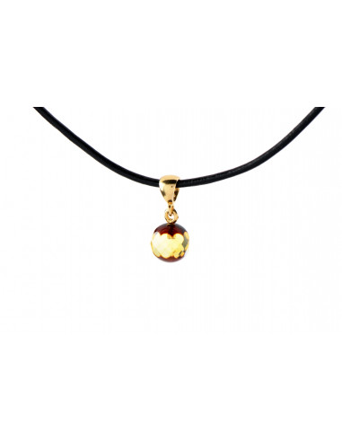 Theree of Life Green Amber Pendant