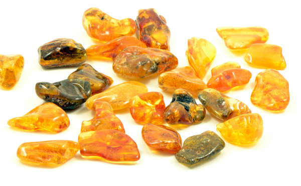 Natural Polished Baltic Amber Stones