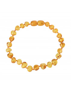 Honey Baroque Polished Amber Beads Bracelet for Adult