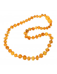 Raw Honey Baltic Amber Beads Necklace