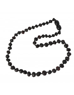 Raw Cherry Amber Beads Necklace