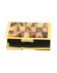 Visit Card Baltic Amber & Stainless steel Case