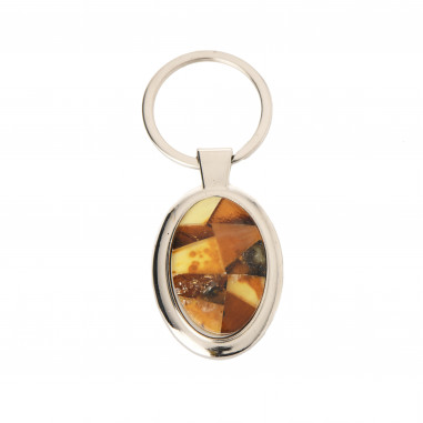 Baltic Amber Key Pendant Souvenir
