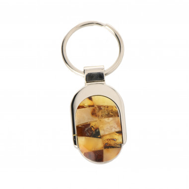 Baltic Amber Key Pendant Souvenir