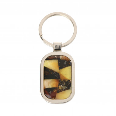Baltic Amber Key Pendant Souvenir