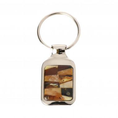 Baltic Amber Key Pendant Souvenir
