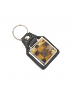 Baltic Amber Key Pendant Souvenir