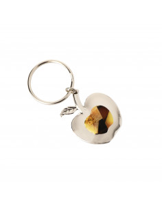 Baltic Amber Apple Key Pendant Souvenir