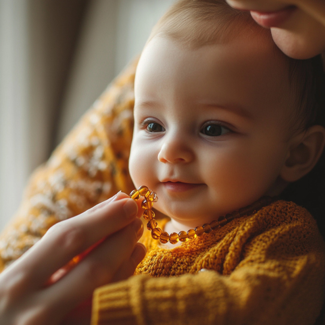 amer teething necklace